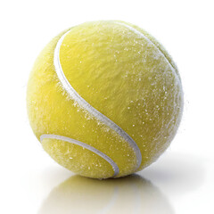 3d of tennis ball isolated