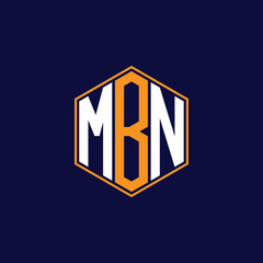 Modern Hexagon Monogram Logo Design – Geometric Lettermark Vector Template