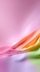 Abstract Pastel Gradient Background with Flowing Waves