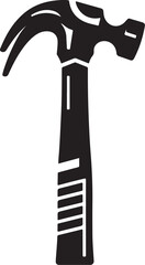 Silhouette of a computer school building isolated on transparent background