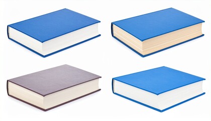 Fototapeta premium stack of blue books