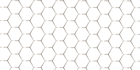 Fototapeta premium Abstract grid white technology mosaic hexagons. Abstract hexagon polygonal pattern background. vector seamless bright white abstract honeycomb background. 
