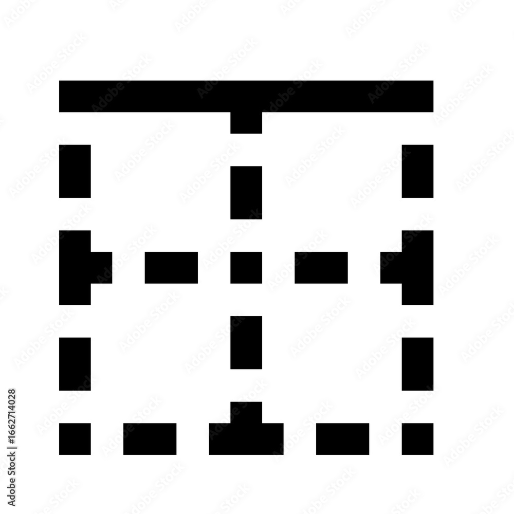Poster graphic design top border style formatting tool icon