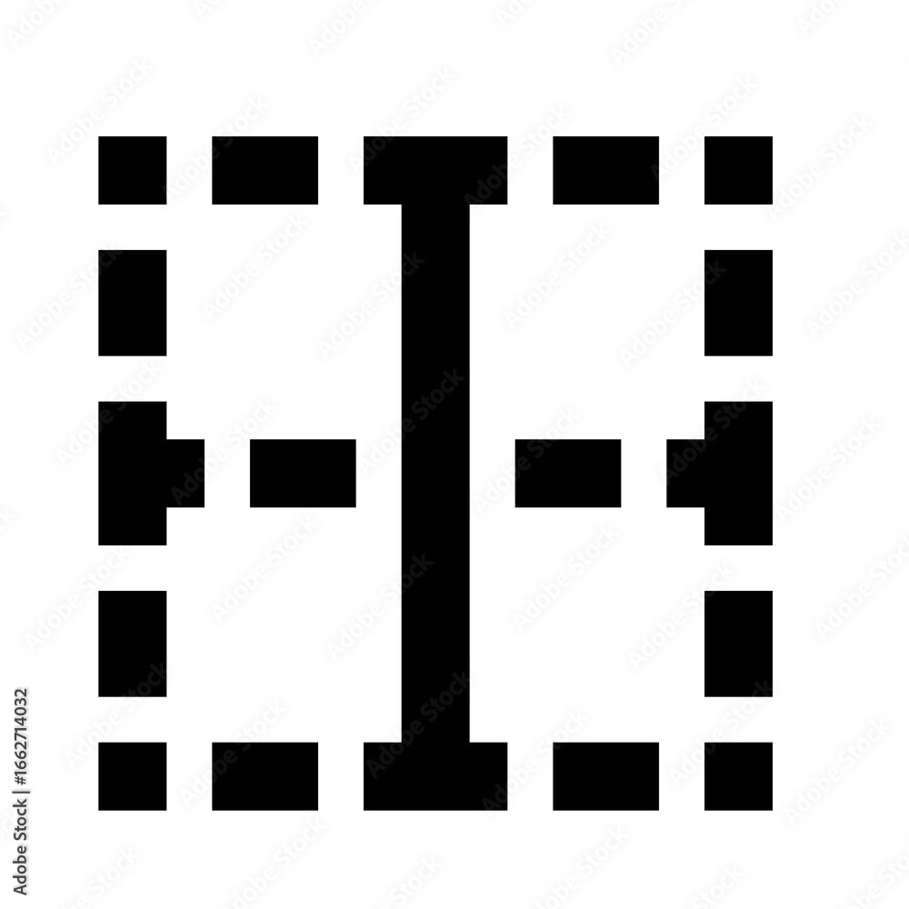 Poster graphic design vertical border style formatting icon