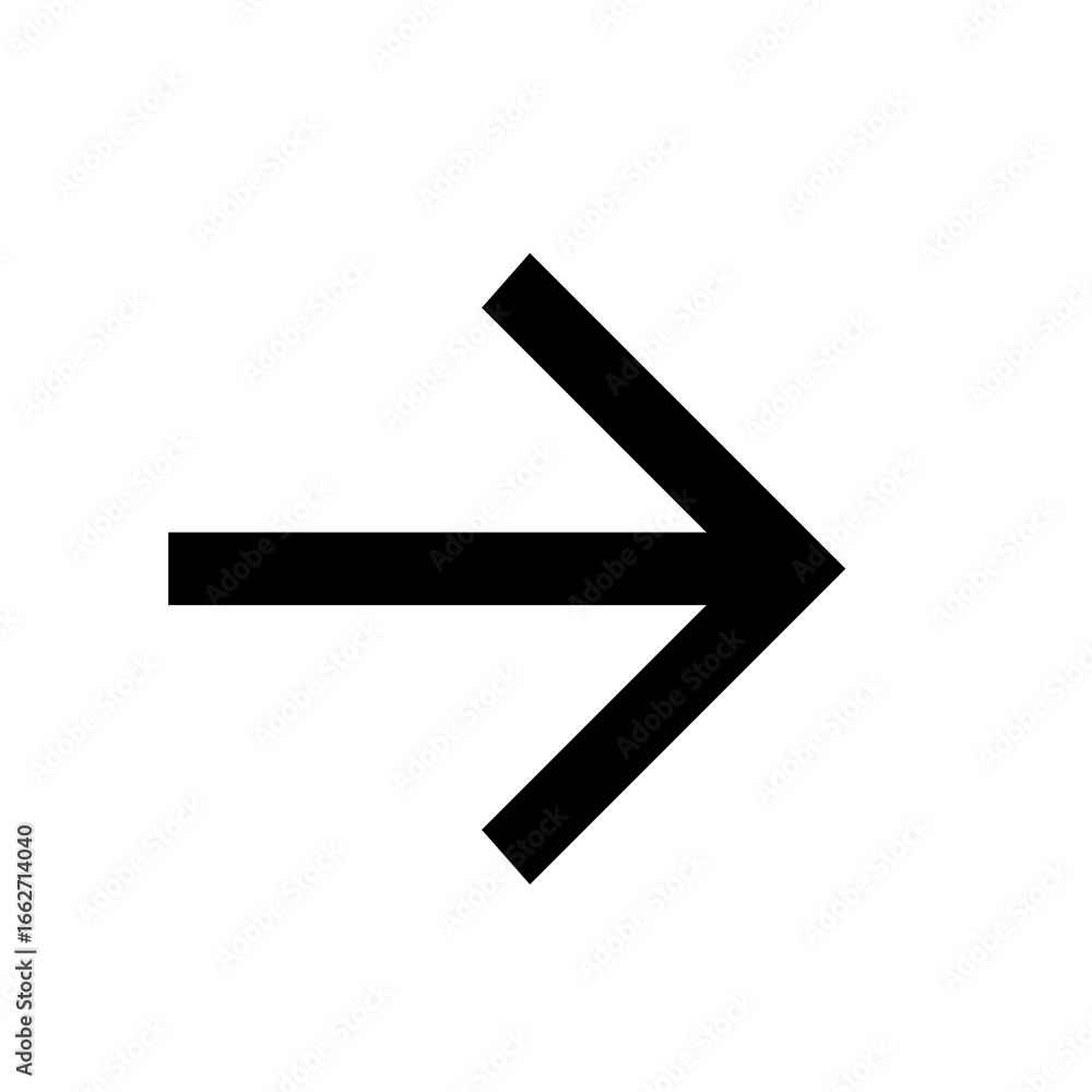 Poster simple right direction arrow forward navigation icon