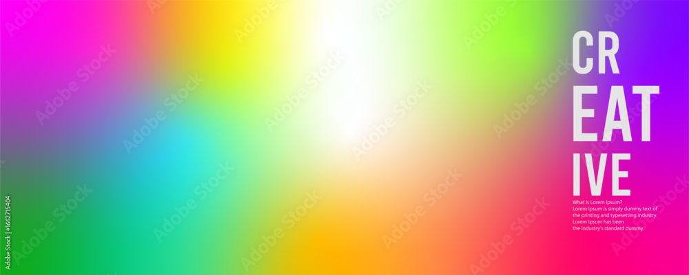 Poster freeform gradient background, abstract blurred texture | colorful trendy background | pattern decora