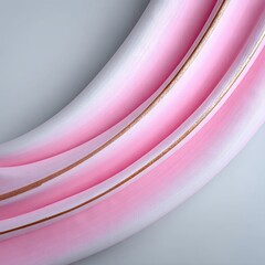 Abstract Pink and Copper Metallic Brushstrokes