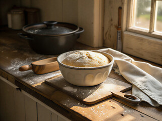 preparing a meal