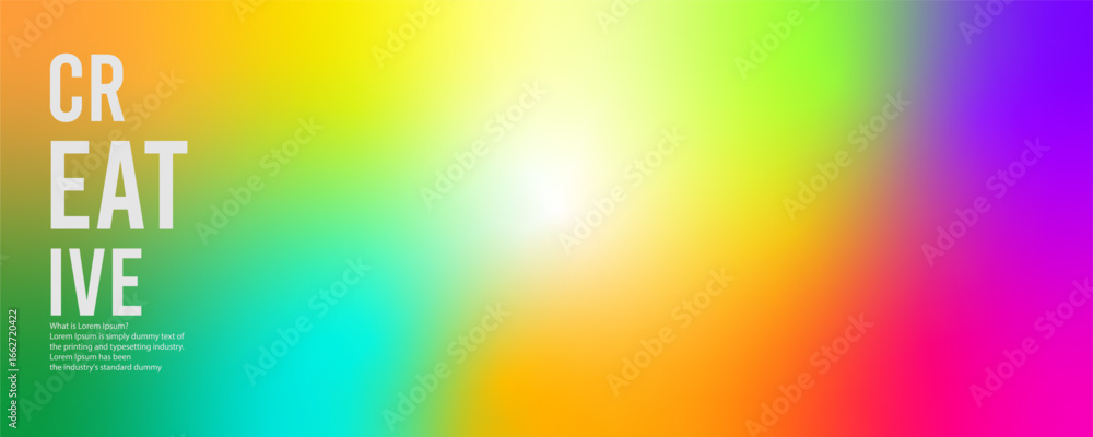 Poster freeform gradient background, abstract blurred texture | colorful trendy background | pattern decora