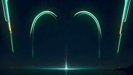 abstract background with glowing lights