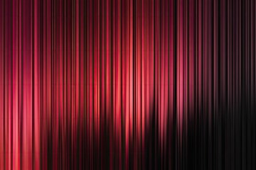 Deep crimson stage curtains