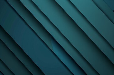Obraz premium Abstract teal diagonal stripes