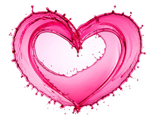  Firefly_Pink splash isolated on transparent background 