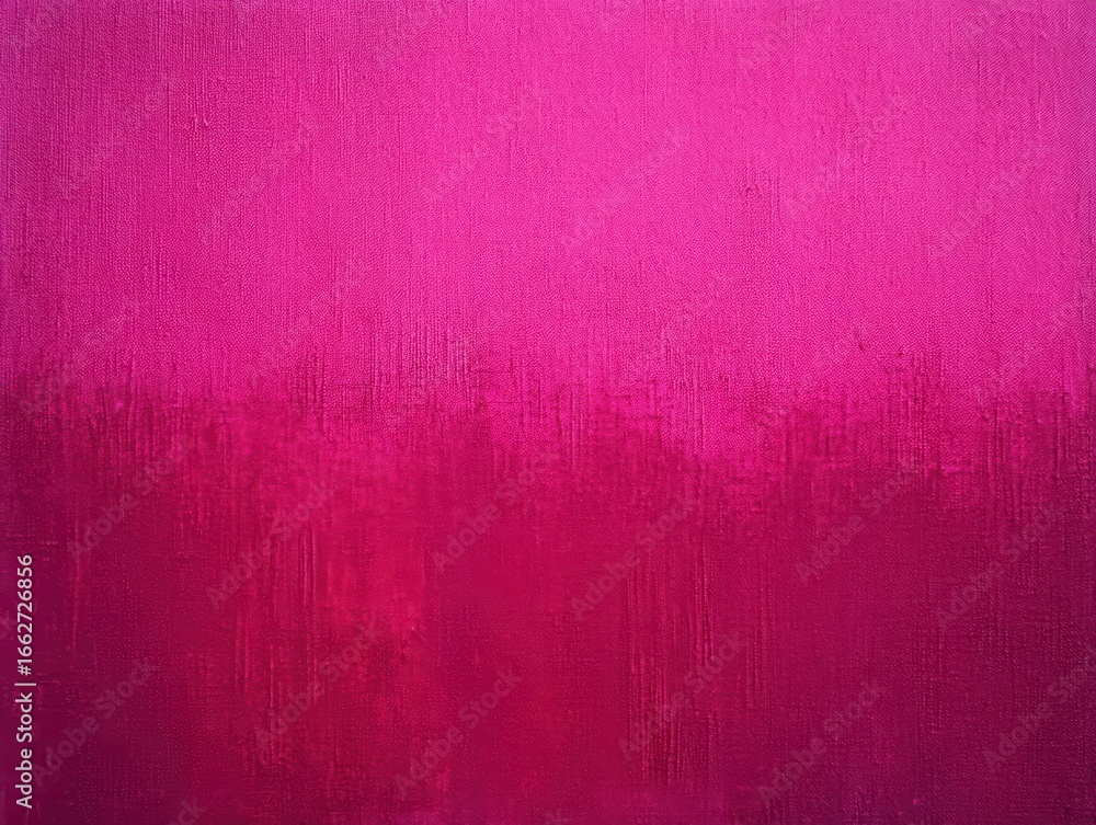 Poster abstract textured painting with gradient shades of pink and magenta creating a vibrant and bold visu