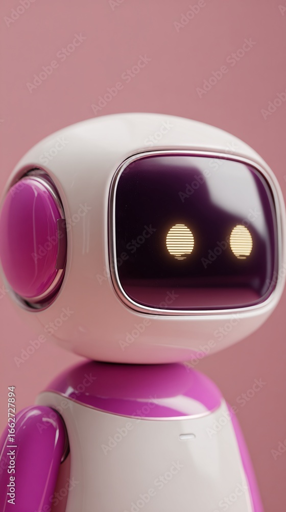 Poster 3d-rendered chatbot icon integrated with ai neural networks, bright and modern color tones, perfect 