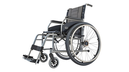 wheelchair isolated on white background
