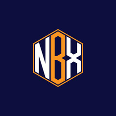 Modern Hexagon Monogram Logo Design – Geometric Lettermark Vector Template