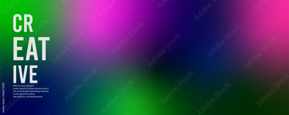 Poster freeform gradient background, abstract blurred texture | colorful trendy background | pattern decora