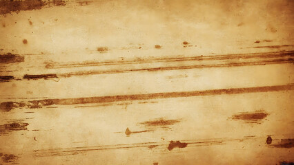 Grunge Texture Background with Aged Paper and Brown Stripes