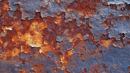 Rusty Metal Texture Weathered, Oxidized Surface Detail