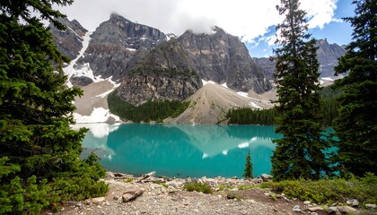 Mountain lake scene (1)