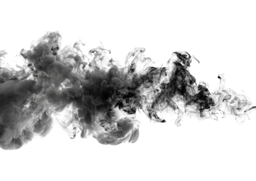 Abstract smoky plume