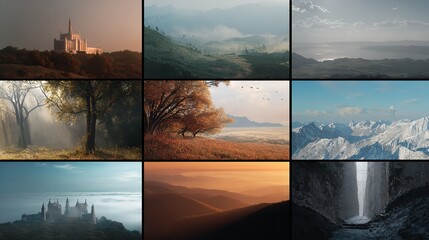 Dark statue and dried flowers on a wooden shelf.