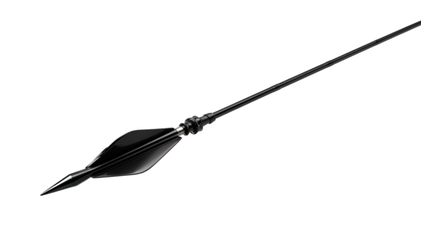 Black arrow in motion