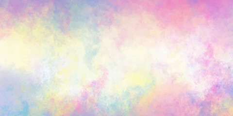 Abstract cloudy sky background. Vintage style. Hand painted texture. creative blur, smoky background. Cloudy concept with dark color splash design. watercolor digital art painting. colorful watercolor