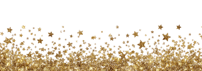Gold glitter border on black background (1)