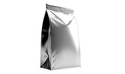 Metallic silver packaging bag