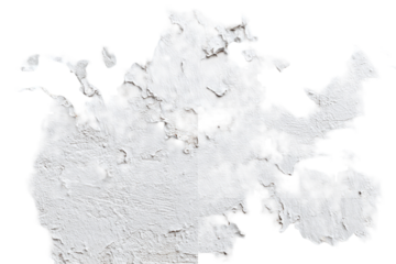 Abstract textured white blob