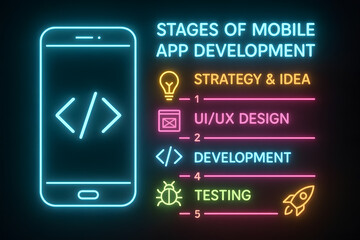 Mobile App Development Stages from Concept to Launch for Software Projects
