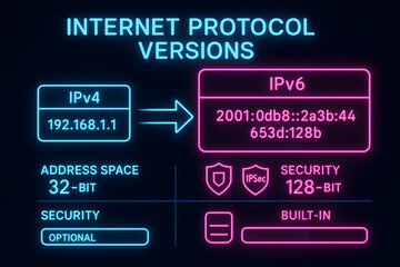 IPv4 vs IPv6 Protocol Comparison with Address Space and Features for Networking