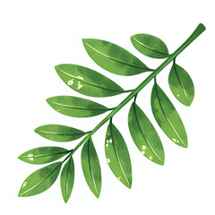  "Single red maple leaf, isolated on transparent background, realistic watercolor style, high resolution" 