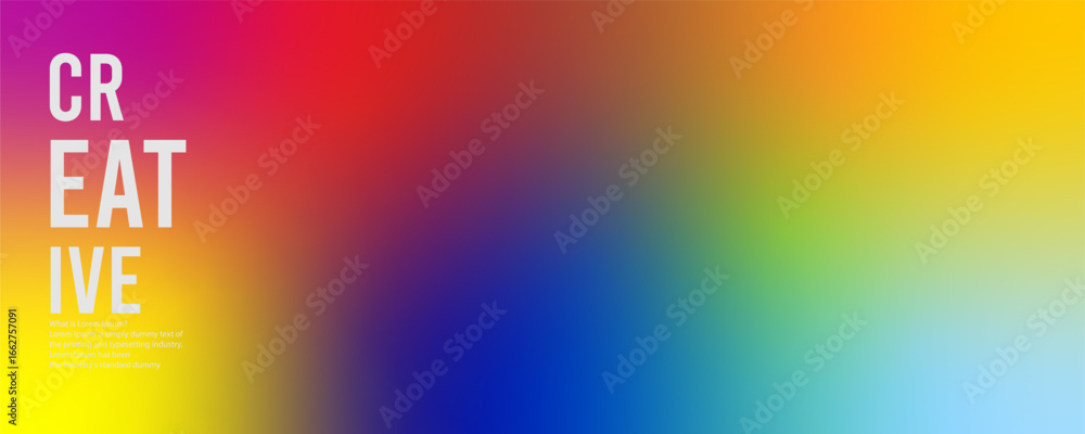 Poster freeform gradient background, abstract blurred texture | colorful trendy background | pattern decora