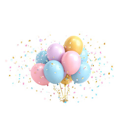 Colorful balloons and confetti (15)
