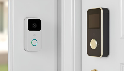 door handle and lock