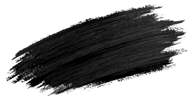 Dark, textured cosmetic smear