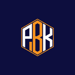 Modern Hexagon Monogram Logo Design – Geometric Lettermark Vector Template