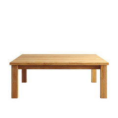 Simple rectangular wooden table