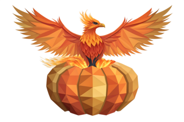 Enchanted Low-Poly Halloween: Glowing Symbols, Mystical Creatures, and Cosmic Magic in a Digital Realm