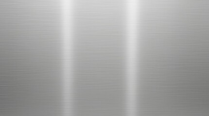 Silver metal texture background design. polished, brushed stainless steel or aluminum surface. The texture is detailed with a fine, uniform pattern of horizontal lines.