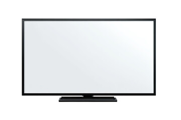 Flat-screen television, blank screen