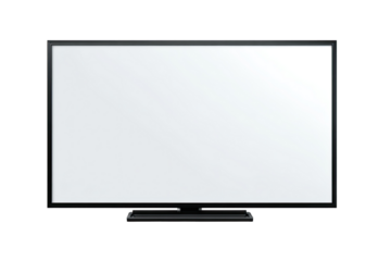 Flat-screen television, blank screen