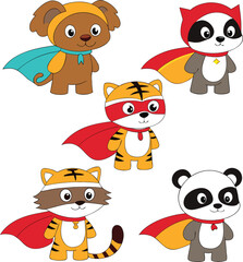 Animal and cartoon style design 