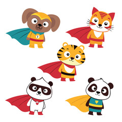 Animal and cartoon style design 