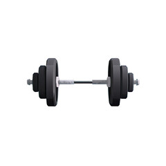 Fototapeta premium Simple dumbbell graphic