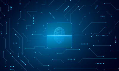 scan fingerprint, Cyber security and password control through fingerprints, access with biometrics identification	
