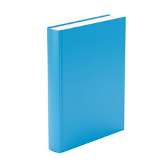 Naklejka premium Blue Hardcover Book Isolated